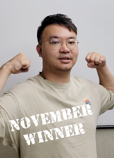 November Winner — Banghe Yue